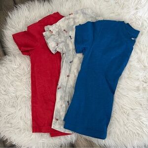 Patriotic Red White Blue Boys T-shirts Size 8